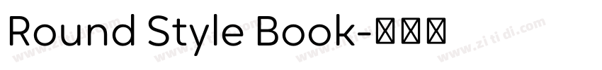 Round Style Book字体转换 Round Style Book字体转换